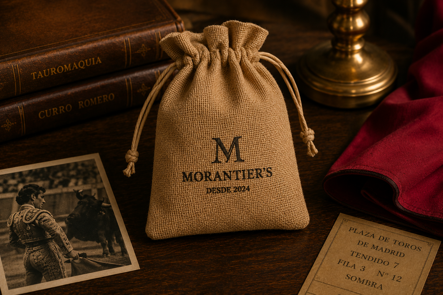 Pañuelo bordado "El gesto que honra el arte" | Morantier's - Imagen 3