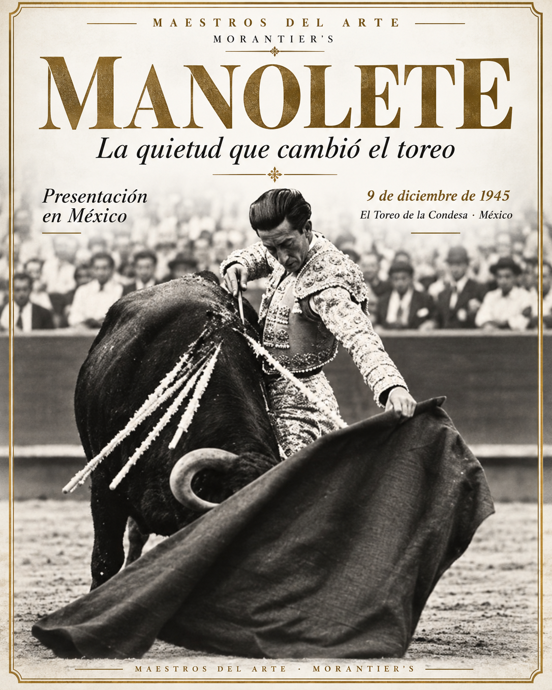 Carátula 01 de Manolete: La quietud del toreo