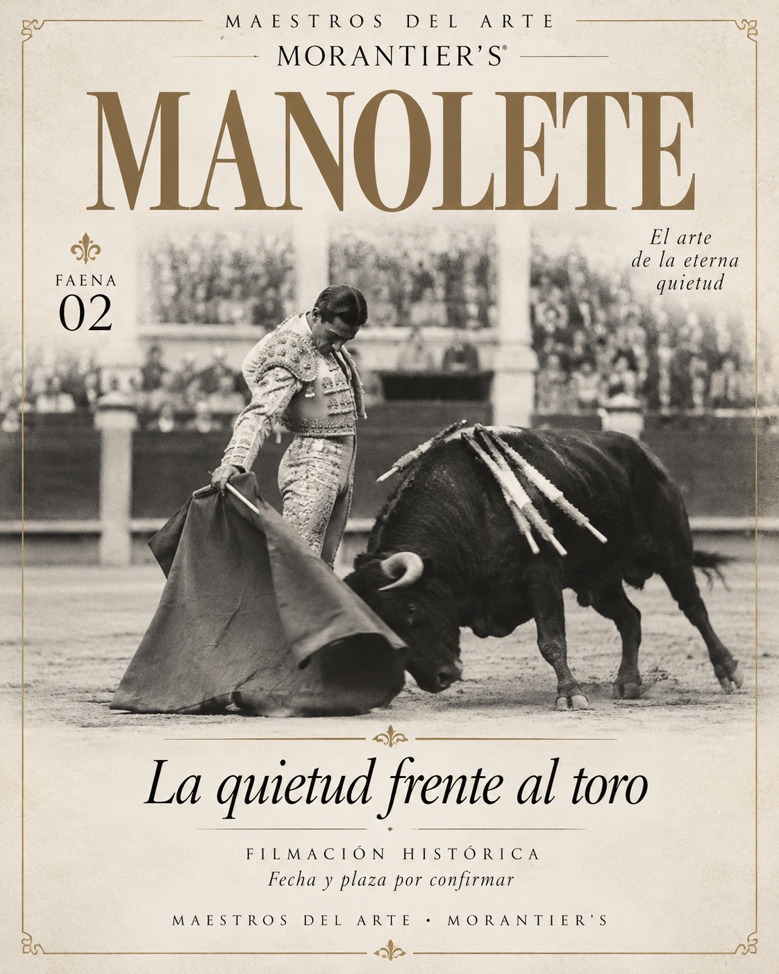 Carátula 02 de Manolete: La quietud frente al toro