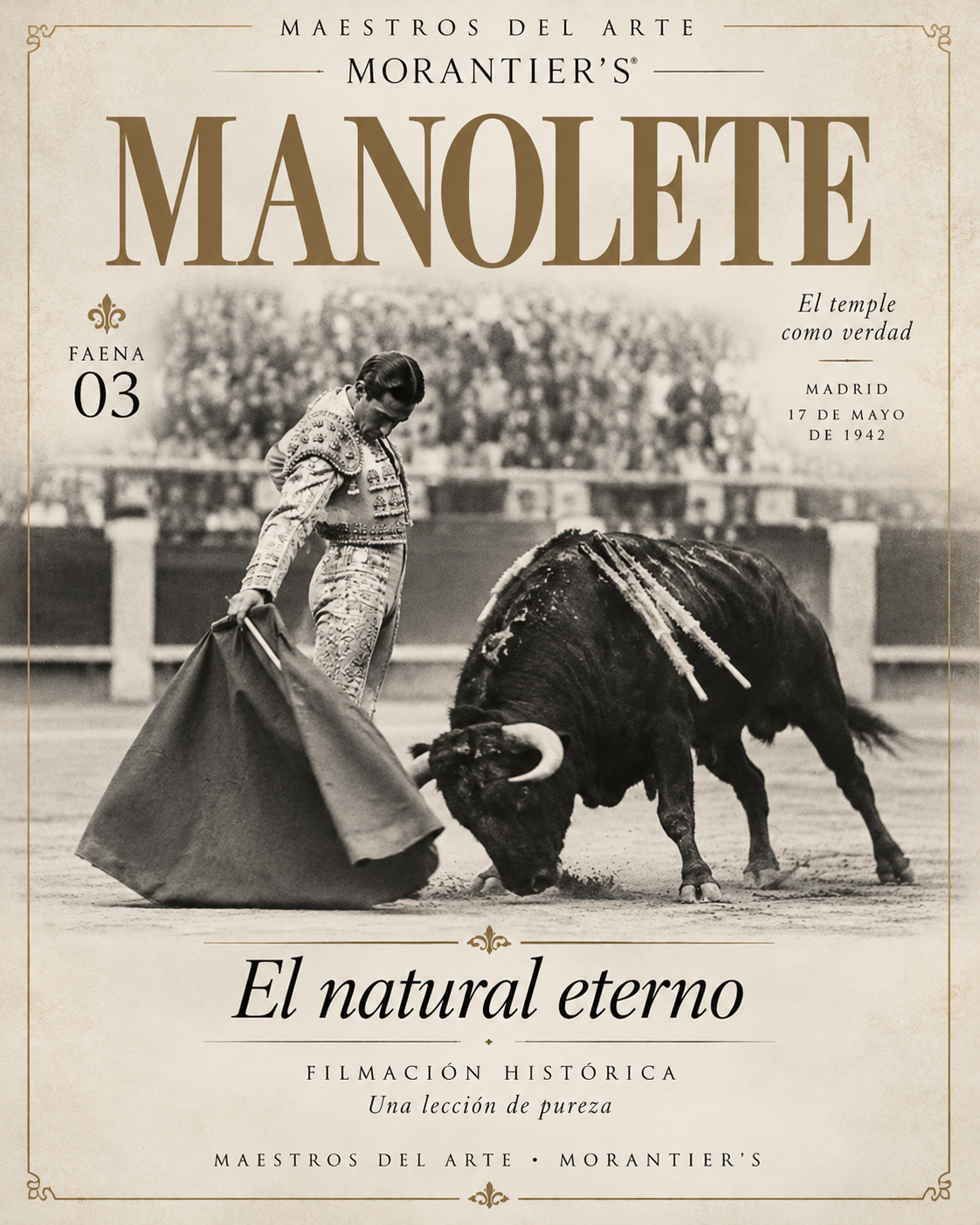 Carátula 03 de Manolete: El natural eterno