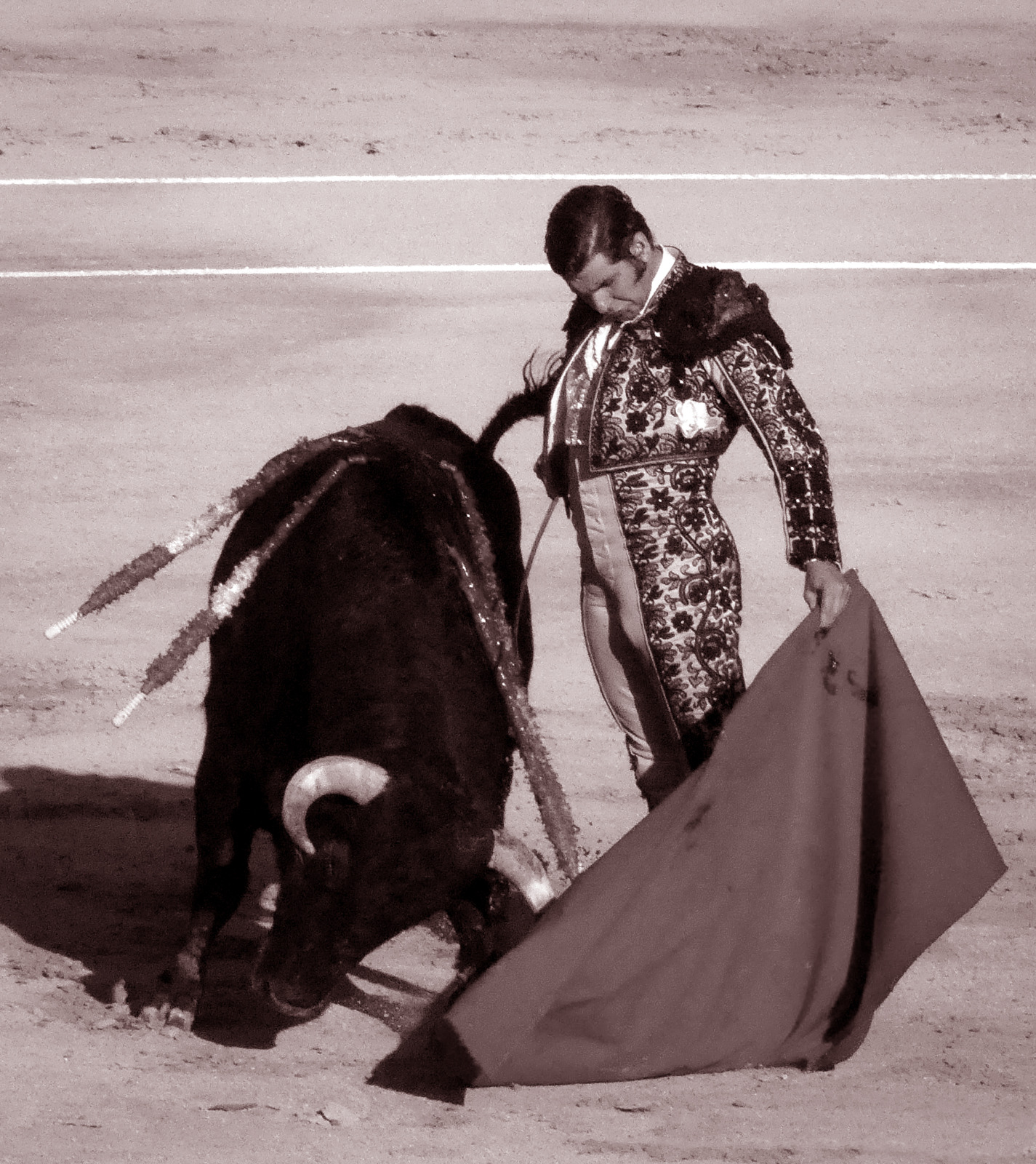 Morante de la Puebla en una imagen sobre arte y tauromaquia